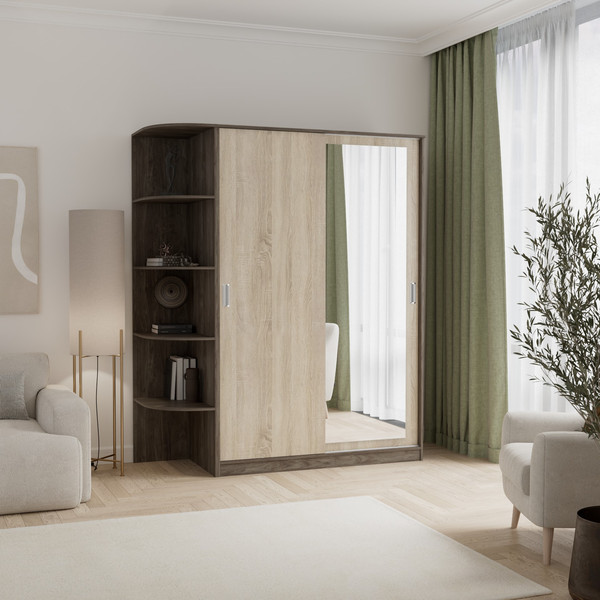 Шкаф-купе Кортекс-мебель Лагуна ШК05-01