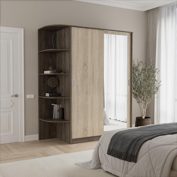 Шкаф-купе Кортекс-мебель Лагуна ШК05-01