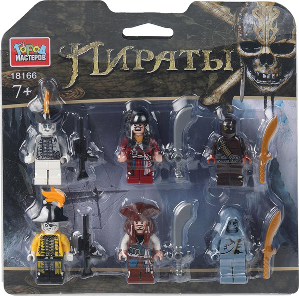Элемент конструктора Город мастеров Фигурки пираты / 18166-ZH - фото