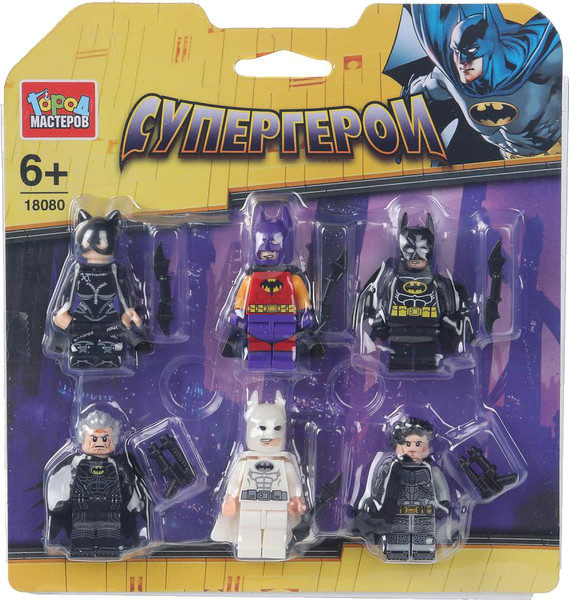 Элемент конструктора Город мастеров Фигурки Бэтмен / 18080-YF - фото