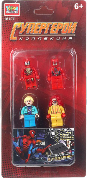 Элемент конструктора Город мастеров Фигурки супергерои / 18127-CY - фото