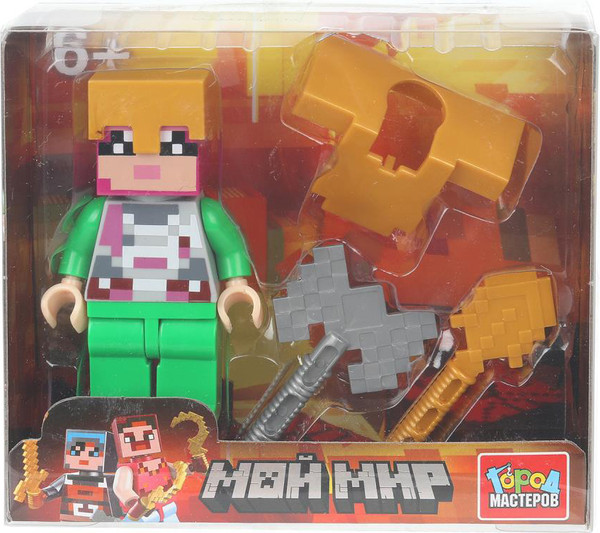 Элемент конструктора Город мастеров Фигурка мой мир с аксессуарами / 18117-XU - фото