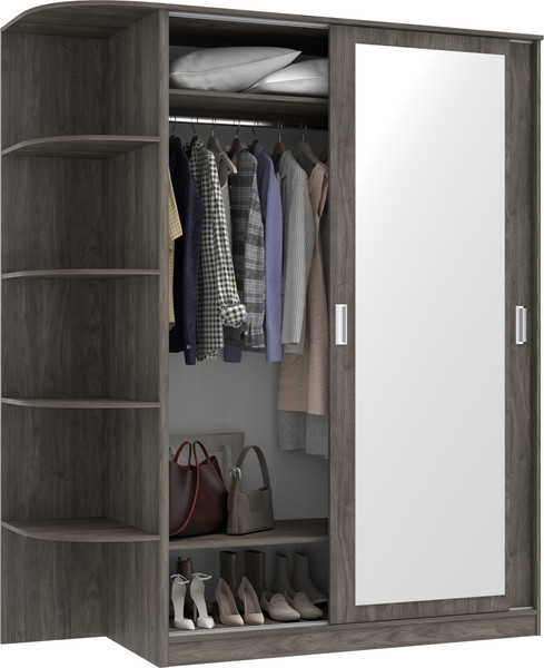 Шкаф-купе Кортекс-мебель Лагуна ШК05-01