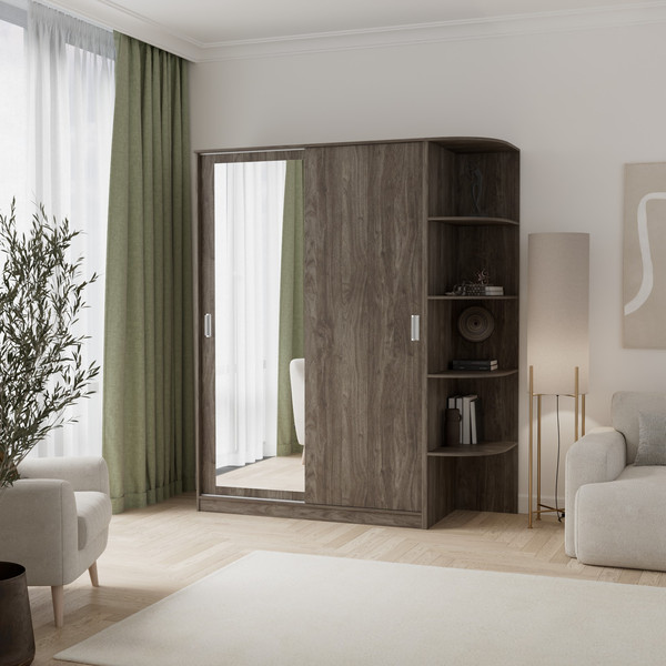 Шкаф-купе Кортекс-мебель Лагуна ШК05-01