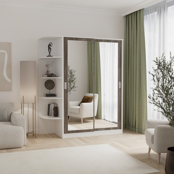 Шкаф-купе Кортекс-мебель Лагуна ШК05-02