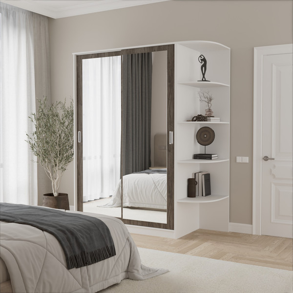 Шкаф-купе Кортекс-мебель Лагуна ШК05-02