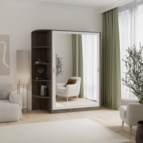 Шкаф-купе Кортекс-мебель Лагуна ШК05-02