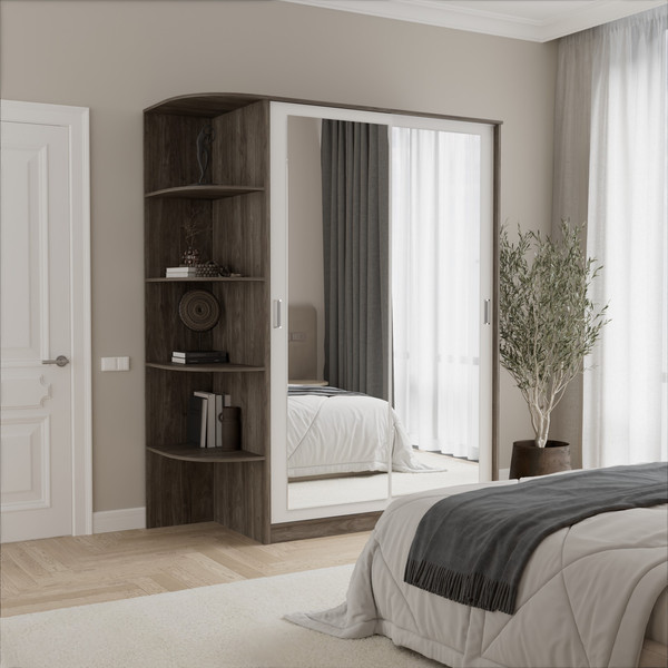 Шкаф-купе Кортекс-мебель Лагуна ШК05-02