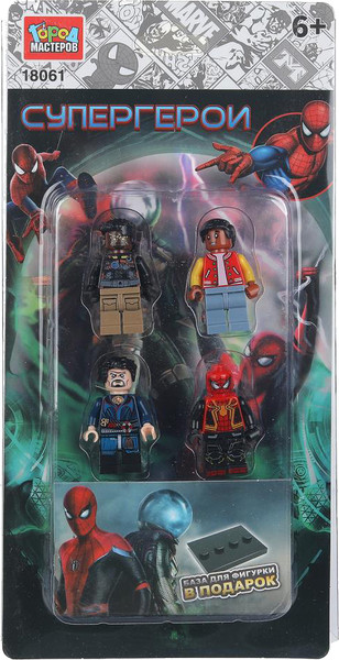 Элемент конструктора Город мастеров Фигурки супергерои / 18061-CY - фото