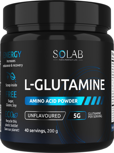 L-глютамин SOLAB Нейтральный - фото