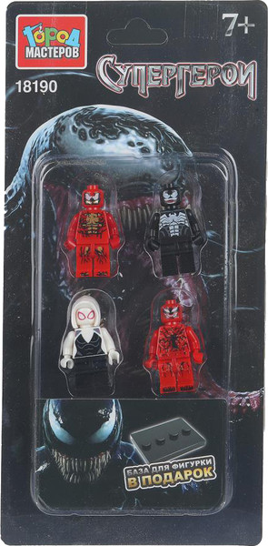 Элемент конструктора Город мастеров Фигурки супергерои / 18190-CY - фото