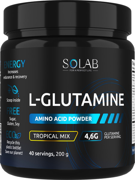 L-глютамин SOLAB Тропический микс - фото