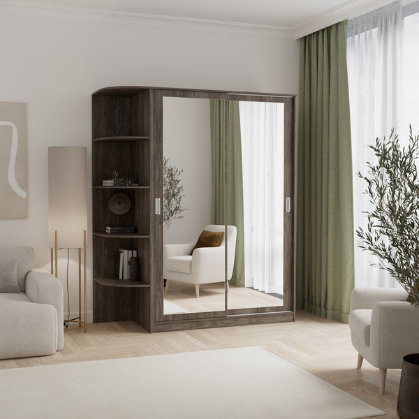 Шкаф-купе Кортекс-мебель Лагуна ШК05-02