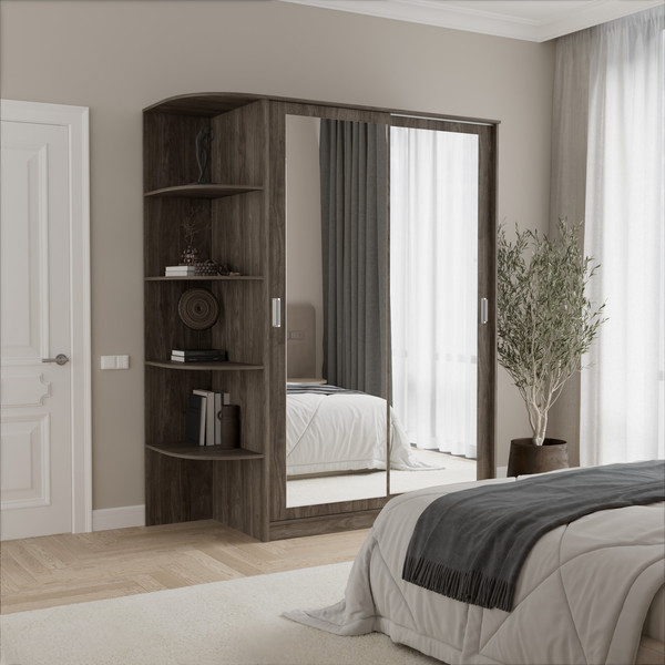 Шкаф-купе Кортекс-мебель Лагуна ШК05-02