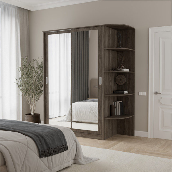 Шкаф-купе Кортекс-мебель Лагуна ШК05-02