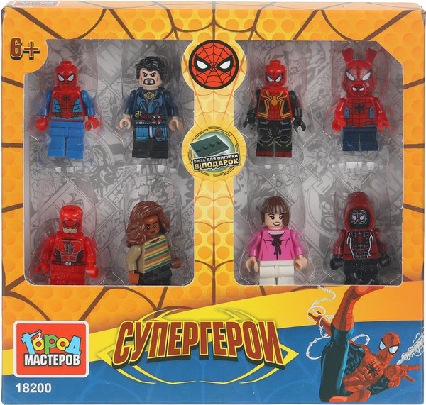 Элемент конструктора Город мастеров Фигурки супергерои / 18200-CY - фото