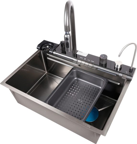 Мойка кухонная со смесителем Saniteco LD0192