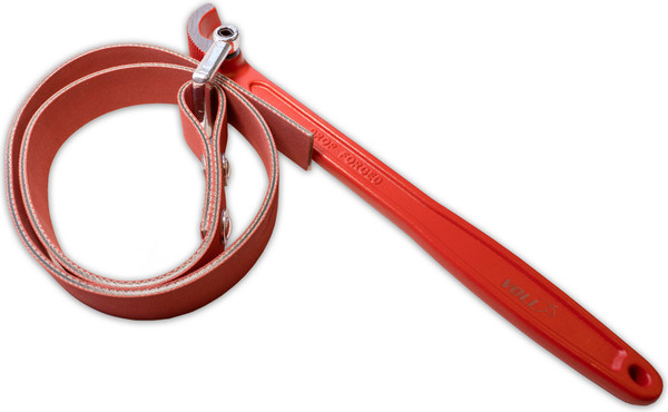Гаечный ключ VOLL Усиленный ремешковый для труб D до 220 мм 5.00220 - фото