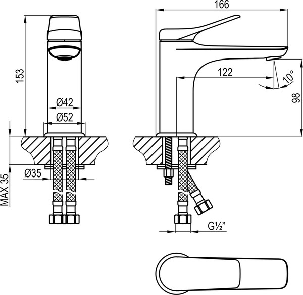 Смеситель LEMARK Ortus LM11306C