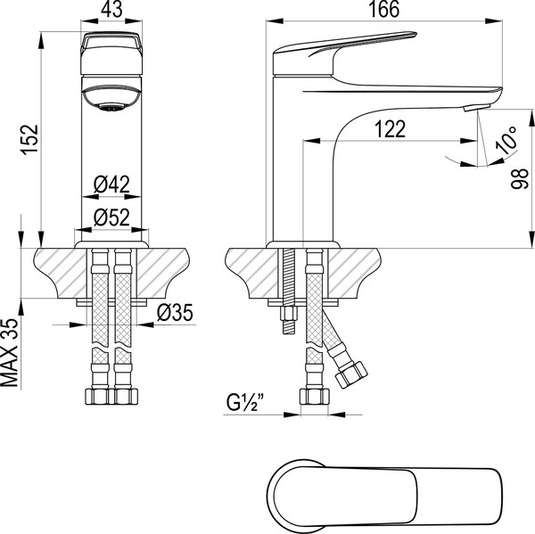 Смеситель LEMARK Verba LM11406C