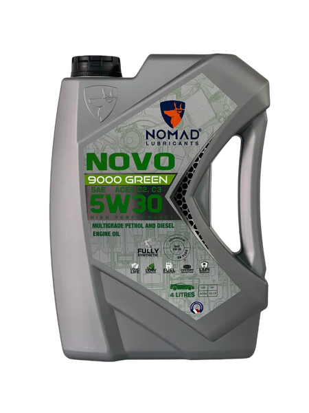 Моторное масло NOMAD Novo 9000 Green 5W-30 ACEA C2/C3 / 32381 - фото