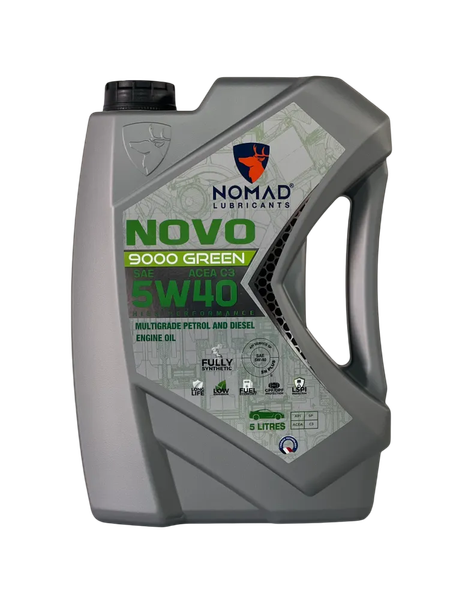 Моторное масло NOMAD Novo 9000 Green 5W-40 ACEA C3 / 32396 - фото