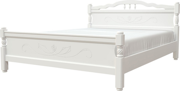 Двуспальная кровать Bravo Мебель Карина-5 160х200 - фото