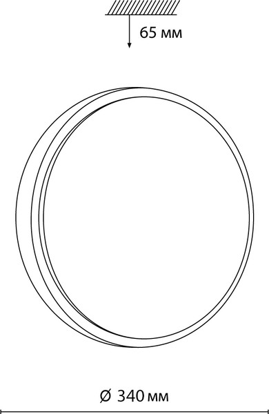 Потолочный светильник Sonex Losta 7607/CLN