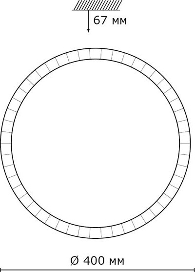 Потолочный светильник Sonex Brisa 2036/DLN