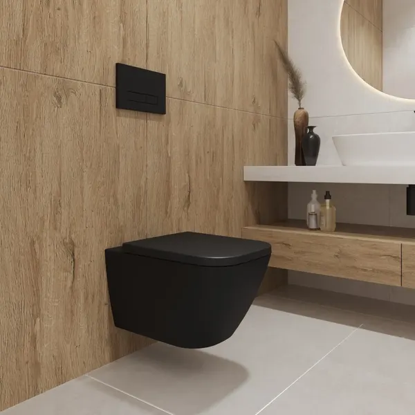 Унитаз подвесной с инсталляцией Lauter Nuremberg 21811B + 21901001