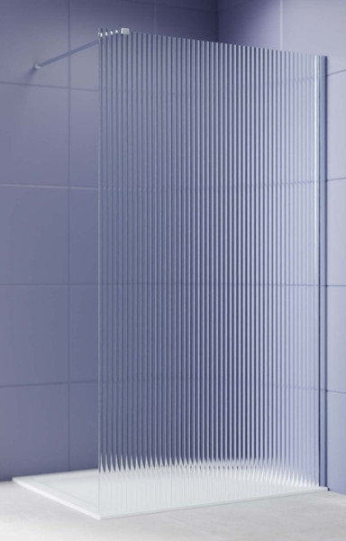 Душевая стенка Aquatek Walk in с держателем 140x200 / AQ.WI.140.2CH - фото