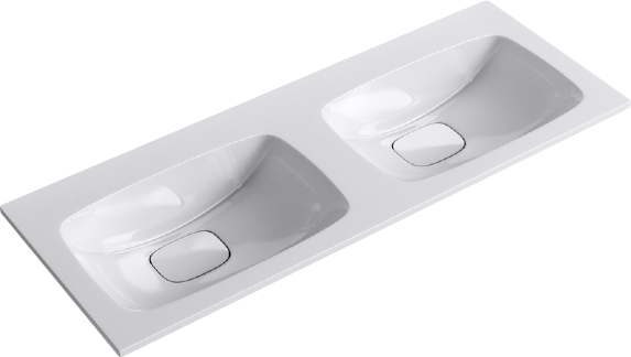 Умывальник Aqwella Malaga 1200 Duet / Mal.12.04.D - фото