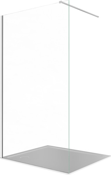 Душевая стенка Aquatek Walk in с держателем 100x200 / AQ.WI.100.1CH - фото