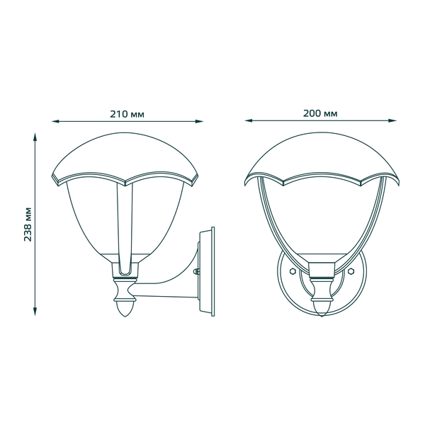 Бра уличное Gauss GD027