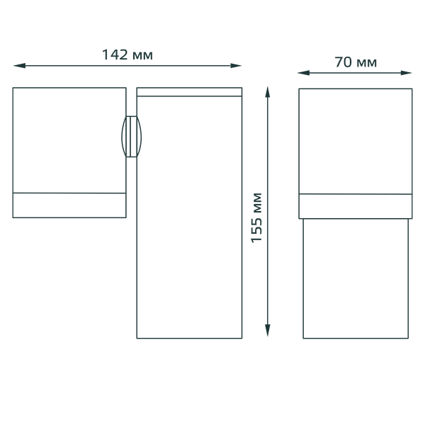 Бра уличное Gauss GD151