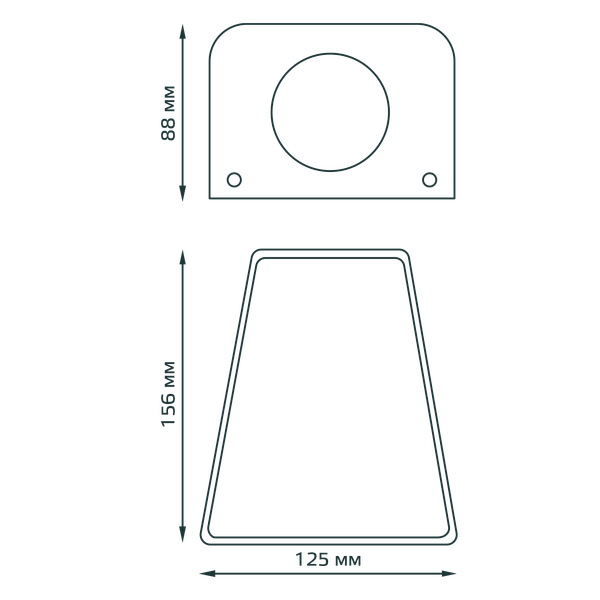Бра уличное Gauss GD164