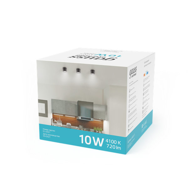 Точечный светильник Gauss Overhead HD020