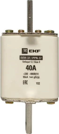 Предохранитель плавкий EKF ППН-37 / fus-37/400/40