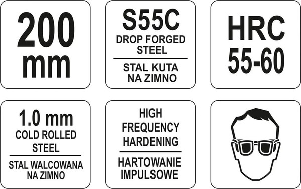 Ножницы по металлу Yato YT-1963