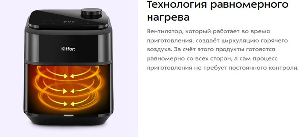 Аэрогриль Kitfort КТ-8154