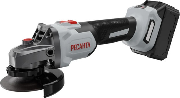 Угловая шлифовальная машина Ресанта АУШМ-125/20Li-R - фото