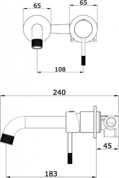 Смеситель Vieir V403513N