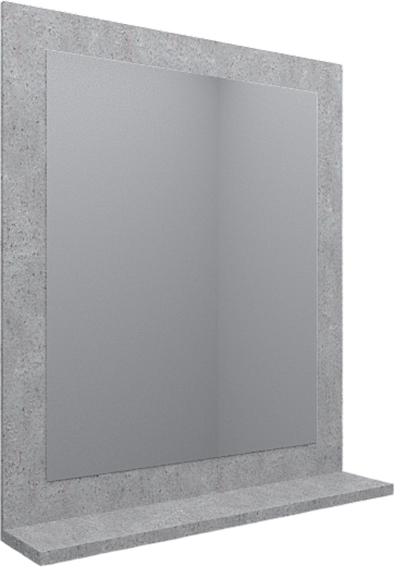 Зеркало ViMark Анита Лайт 50 с полочкой / 5433 - фото