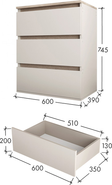 Комод Артём-Мебель СН 125.03