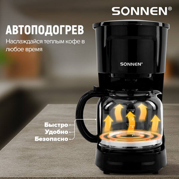 Капельная кофеварка Sonnen CM1095 / 456334