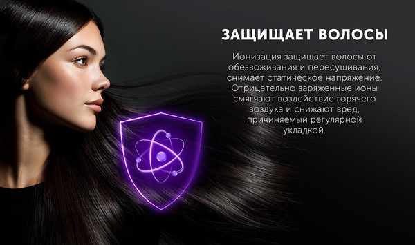Компактный фен Polaris PHD 2450Ti