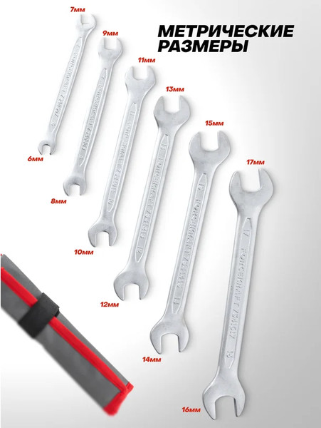 Набор ключей ForceKraft FK-5062P