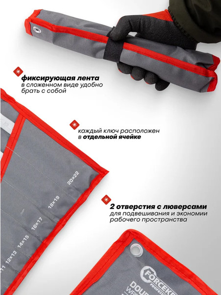 Набор ключей ForceKraft FK-5089P