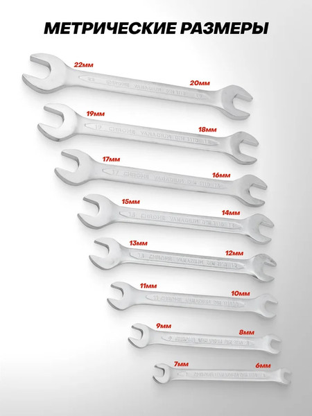 Набор ключей ForceKraft FK-5089P