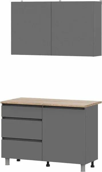 Кухонный гарнитур Mio Tesoro Денвер 1.2м Серия 2 - фото